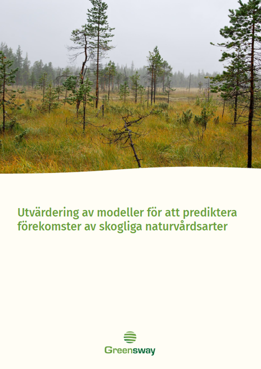 Utvärdering av modeller för att prediktera förekomster av skogliga naturvårdsarter